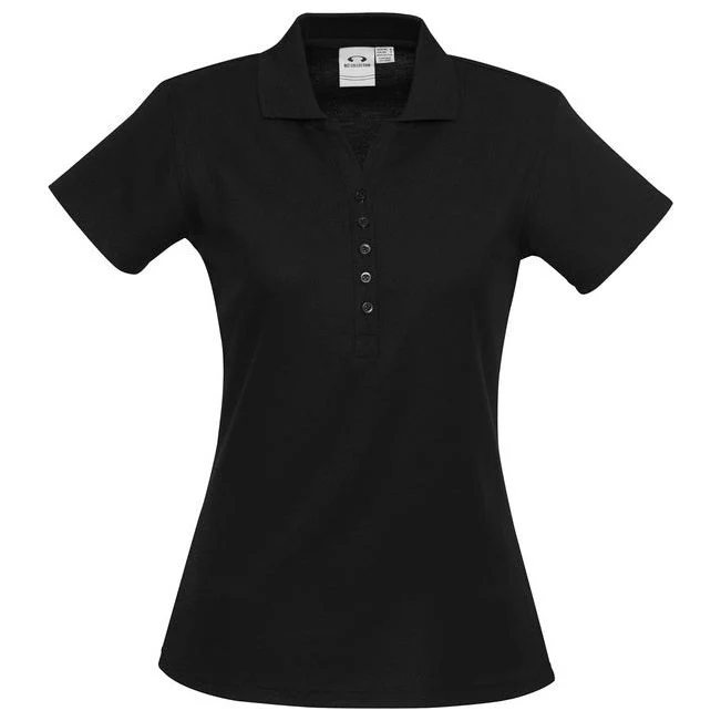 Biz Collection Womens Crew Polo (P400LS) - Image 2