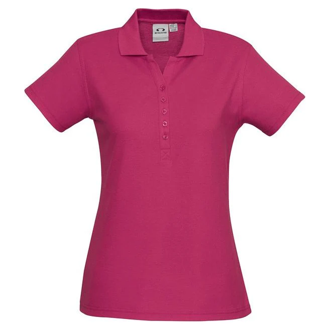 Biz Collection Womens Crew Polo (P400LS) - Image 5