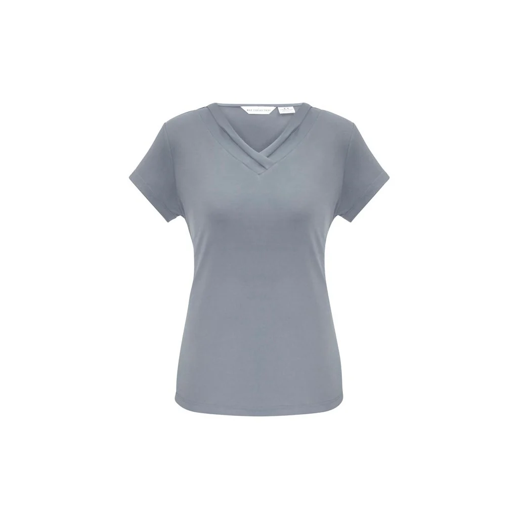 Biz Collection Womens Lana Short Sleeve Top (K819LS) (Clearance) - Image 2