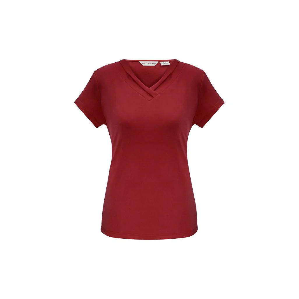 Biz Collection Womens Lana Short Sleeve Top (K819LS) (Clearance) - Image 3