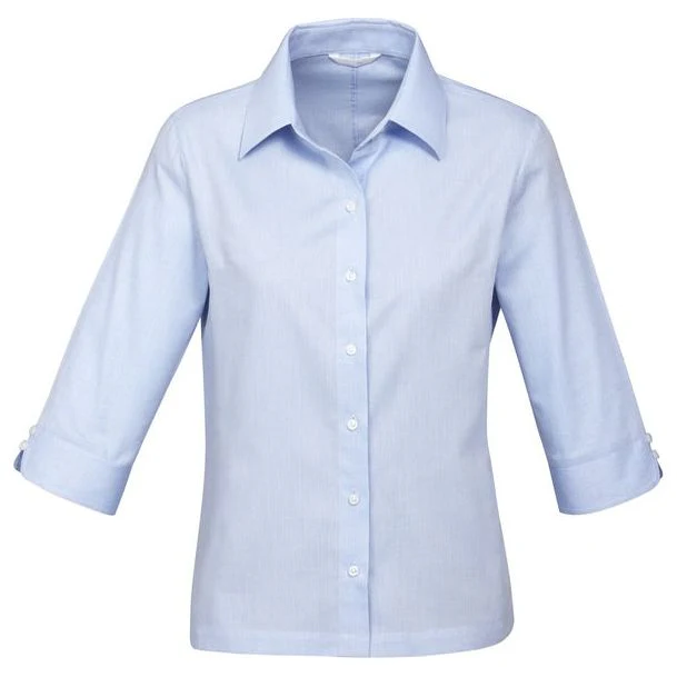 Biz Collection Womens Luxe 3/4 Sleeve Shirt (S10221) (Clearance)