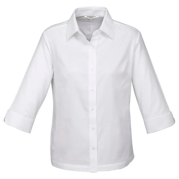 Biz Collection Womens Luxe 3/4 Sleeve Shirt (S10221) (Clearance) - Image 2