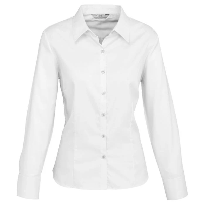 Biz Collection Womens Luxe Long Sleeve Shirt (S118LL) - Image 2