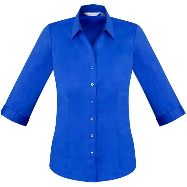 Biz Collection Womens Monaco 3/4 Sleeve Shirt (S770LT) - Image 3