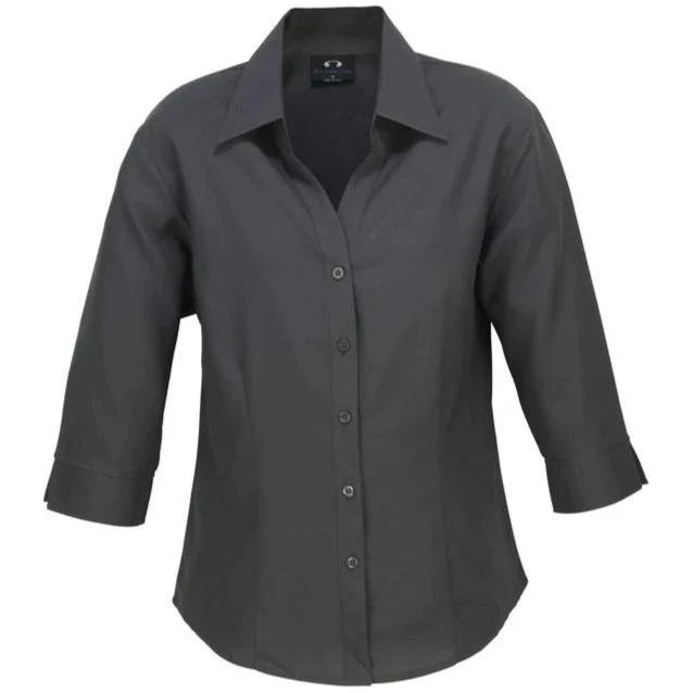 Biz Collection Womens Plain Oasis 3/4 Sleeve Shirt (LB3600) - Image 4