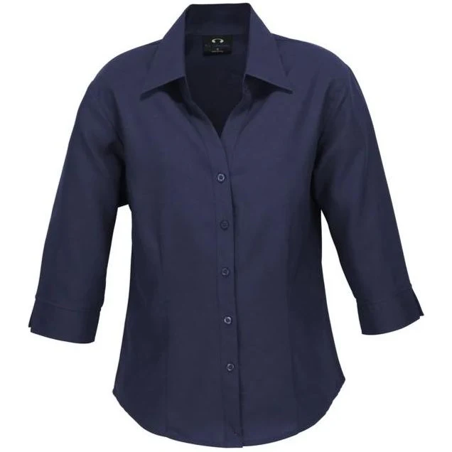 Biz Collection Womens Plain Oasis 3/4 Sleeve Shirt (LB3600) - Image 6