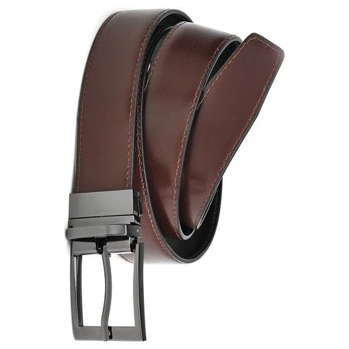 Biz Corporates Mens Leather Reversible Belt (99300) - Image 2