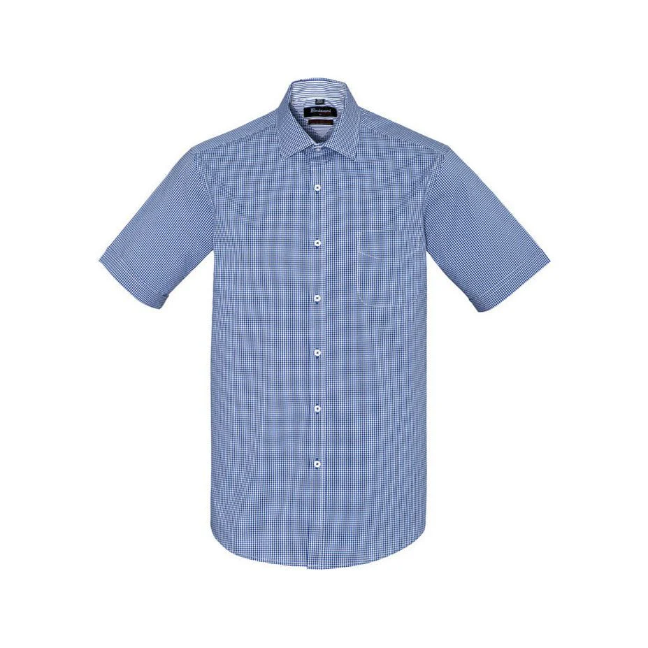 Biz Corporates Mens Newport Short Sleeve Shirt (42522)