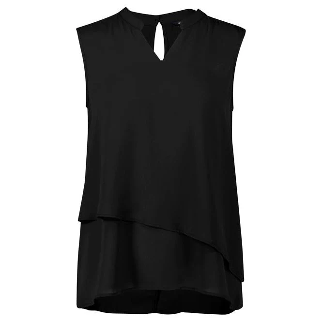 Biz Corporates Seville Womens Sleeveless Layered Blouse (RB260LN)