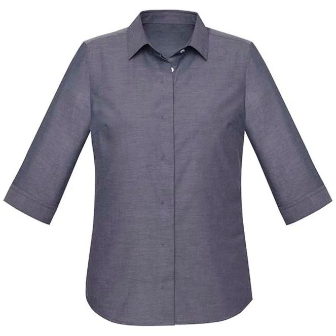 Biz Corporates Womens Charlie 3/4 Shirt (RS968LT)