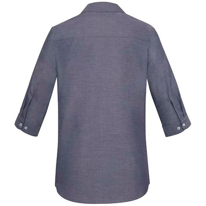 Biz Corporates Womens Charlie 3/4 Shirt (RS968LT) - Image 2