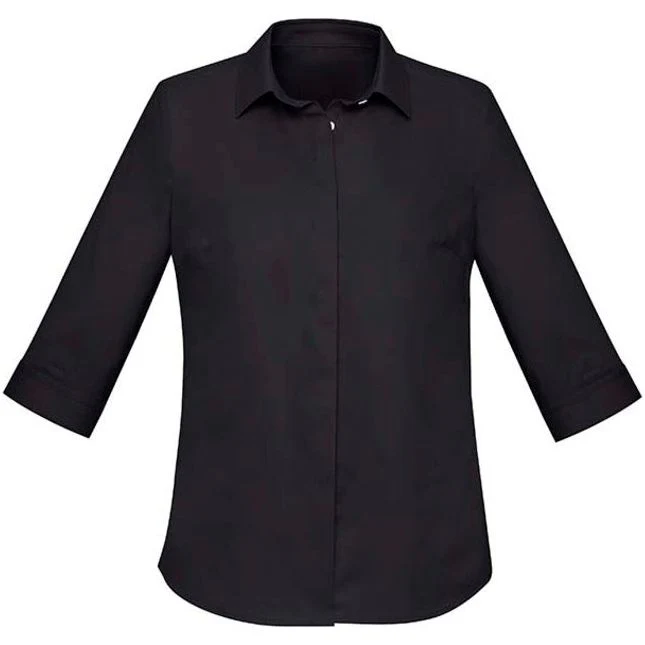 Biz Corporates Womens Charlie 3/4 Shirt (RS968LT) - Image 3