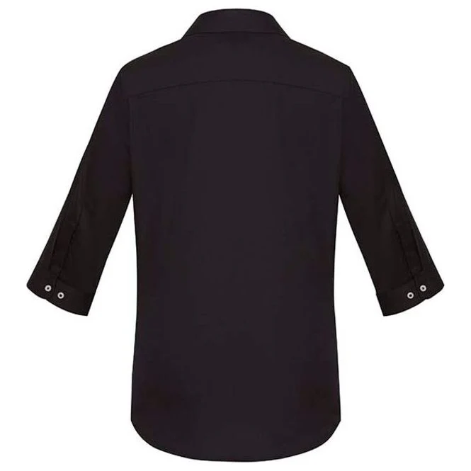 Biz Corporates Womens Charlie 3/4 Shirt (RS968LT) - Image 4