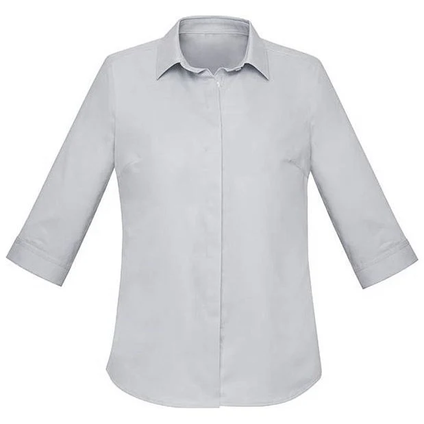 Biz Corporates Womens Charlie 3/4 Shirt (RS968LT) - Image 5