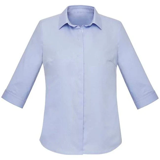 Biz Corporates Womens Charlie 3/4 Shirt (RS968LT) - Image 9