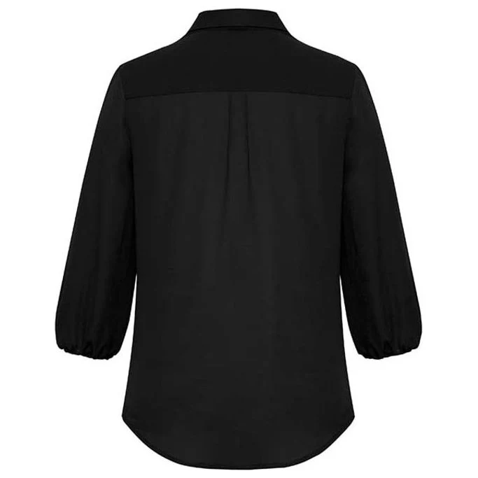 Biz Corporates Womens Lucy 3/4 Sleeve Blouse (RB965LT) - Image 4