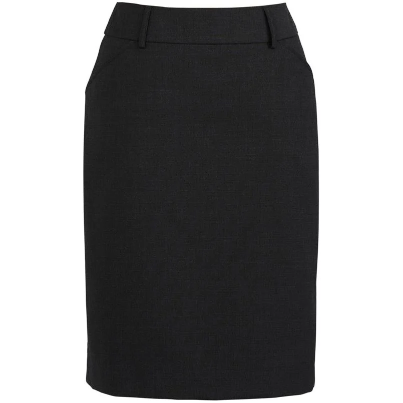 Biz Corporates Womens Multi-Pleat Skirt (24015) - Image 5