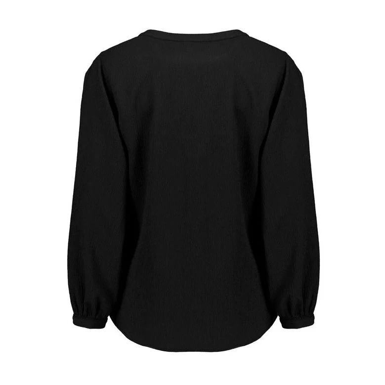 Biz Corporates Womens Ruche Long Sleeve Blouse (RU568LL) - Image 4