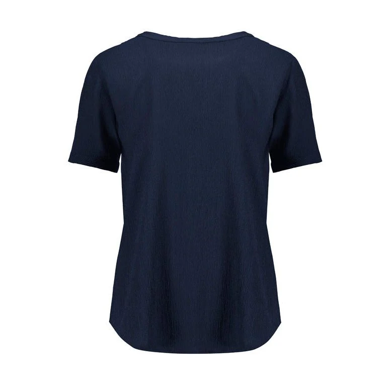 Biz Corporates Womens Ruche Short Sleeve Blouse (RU568LS) - Image 5