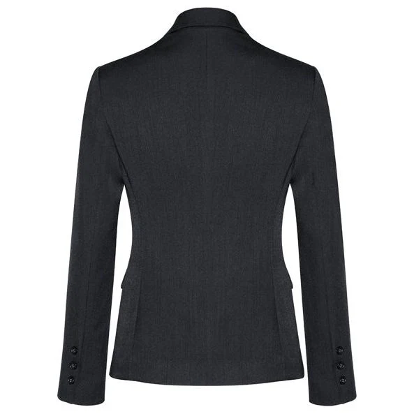 Biz Corporates Womens 2 Button Mid Length Jacket (64019) - Image 4