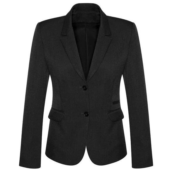 Biz Corporates Womens 2 Button Mid Length Jacket (64019) - Image 5