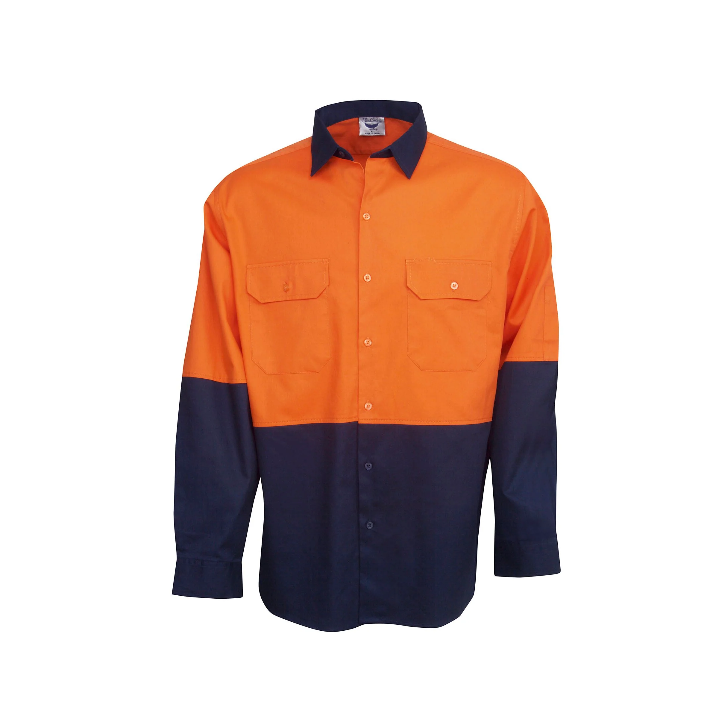 Bluewhale Hi Vis Cotton Drill Shirt (C83) - Image 2