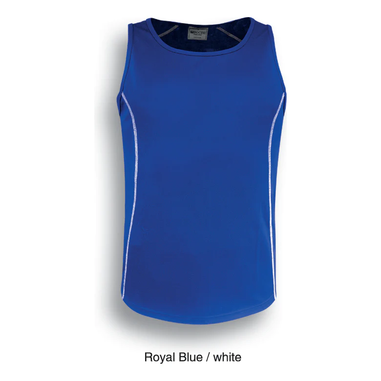 Bocini Stitch Feature Essentials-Ladies Stitch Singlet (CT0927) - Image 3