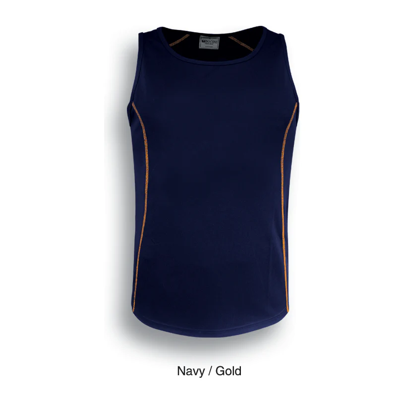 Bocini Stitch Feature Essentials-Ladies Stitch Singlet (CT0927) - Image 5
