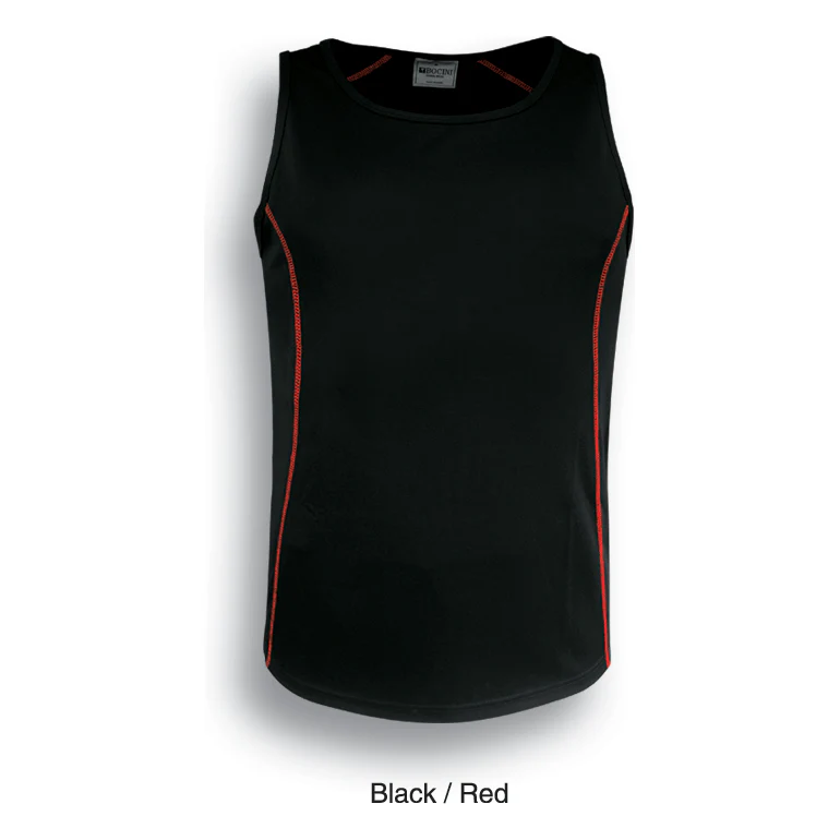 Bocini Stitch Feature Essentials-Ladies Stitch Singlet (CT0927) - Image 7
