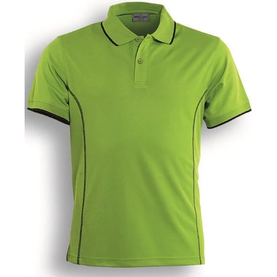 Bocini Stitch Feature Essentials-Mens Short Sleeve Polo (CP0910)