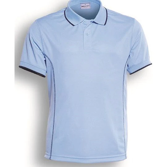Bocini Stitch Feature Essentials-Mens Short Sleeve Polo (CP0910) - Image 19