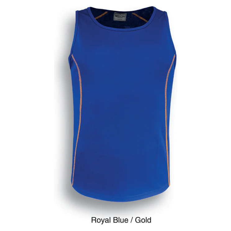 Bocini Stitch Feature Essentials-Mens Stitch Singlet (CT0926) - Image 7