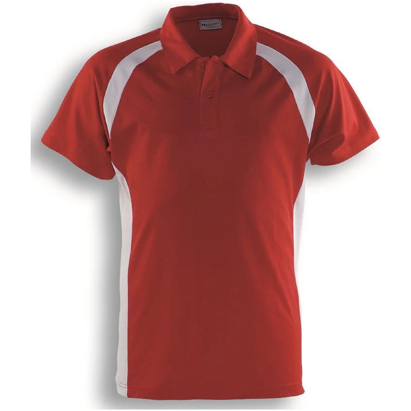 Bocini Team Essential-Ladies Short Sleeve Contrast Panel Polo (CP0929)