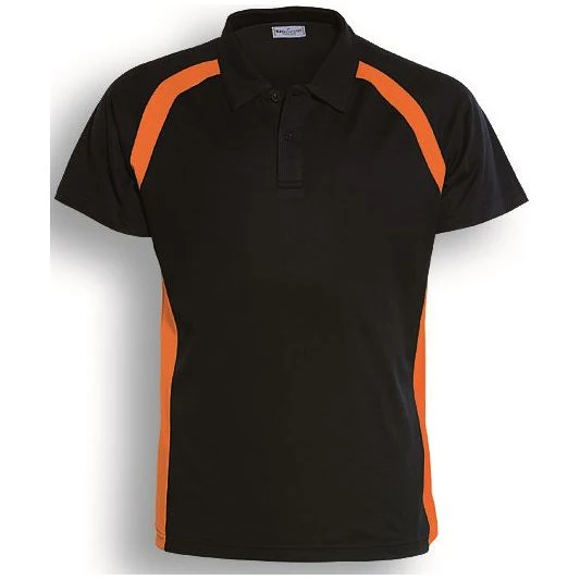 Bocini Team Essential-Ladies Short Sleeve Contrast Panel Polo (CP0929) - Image 3