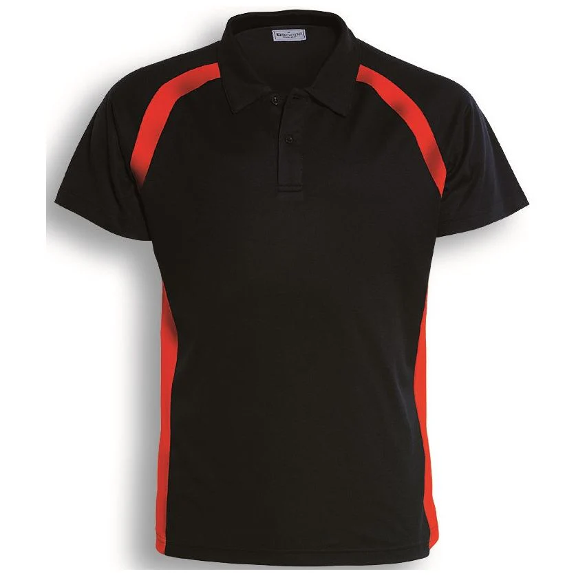 Bocini Team Essential-Ladies Short Sleeve Contrast Panel Polo (CP0929) - Image 4