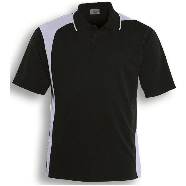 Bocini Unisex Adults Asymmetrical Contrast Panel Polo (CP1070) - Image 4