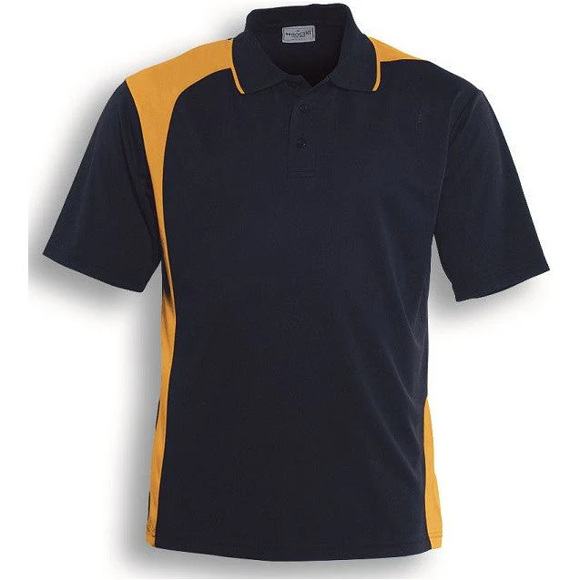 Bocini Unisex Adults Asymmetrical Contrast Panel Polo (CP1070) - Image 5