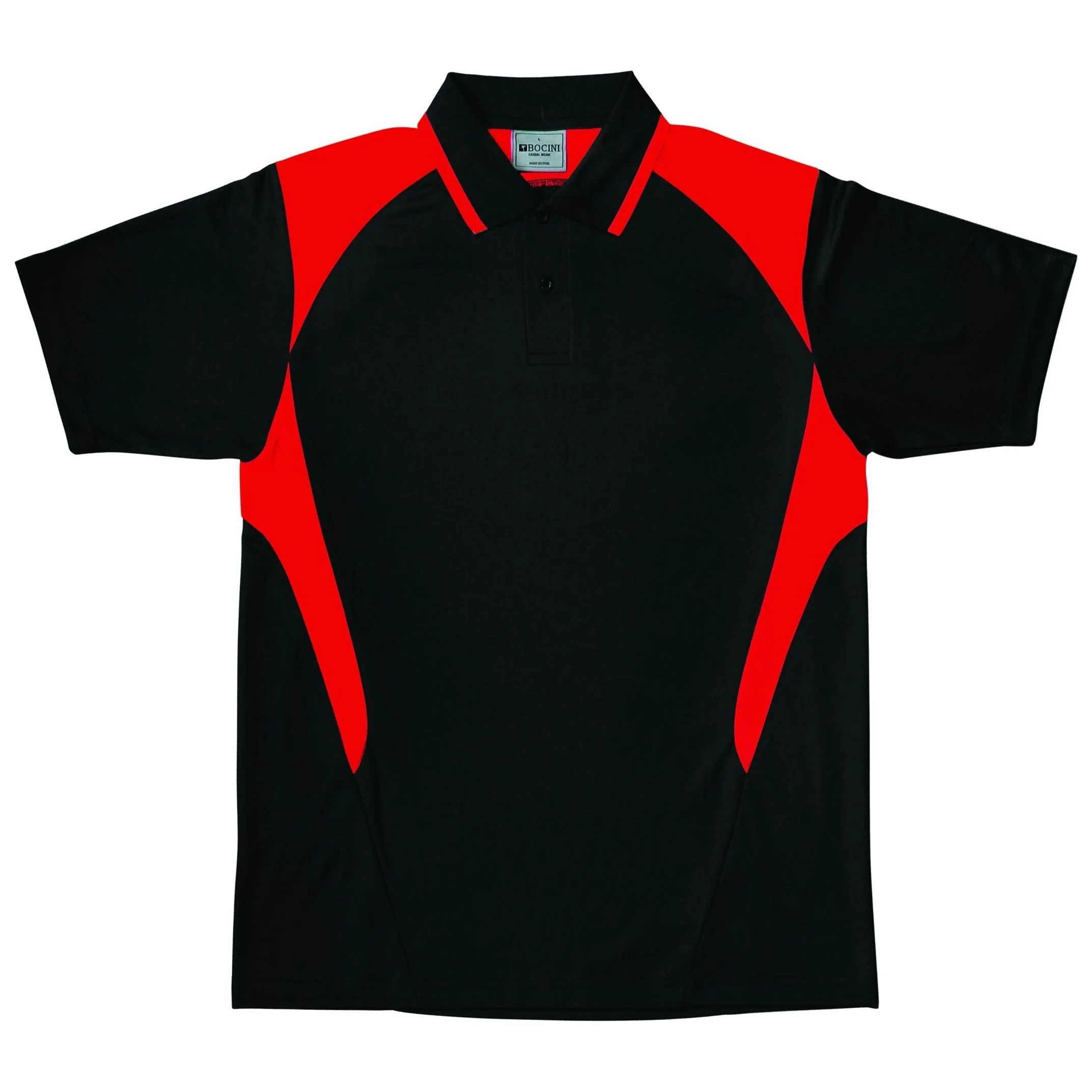 Bocini Unisex Adults Honey Comb Contrast Panel Polo (CP1215)