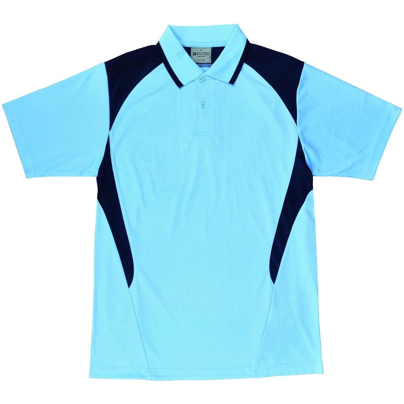 Bocini Unisex Adults Honey Comb Contrast Panel Polo (CP1215) - Image 9