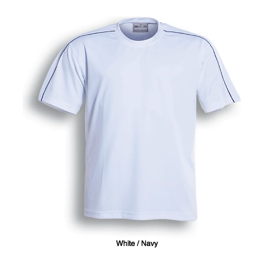 Bocini Unisex Adults Round Neck Breezeway Tee Shirt (CT0694) - Image 2