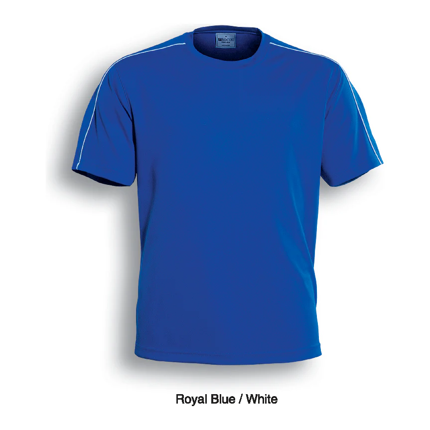 Bocini Unisex Adults Round Neck Breezeway Tee Shirt (CT0694) - Image 3
