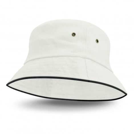 Bondi Bucket Hat - Black Sandwich Trim - Pack of 25 (115493) - Image 3