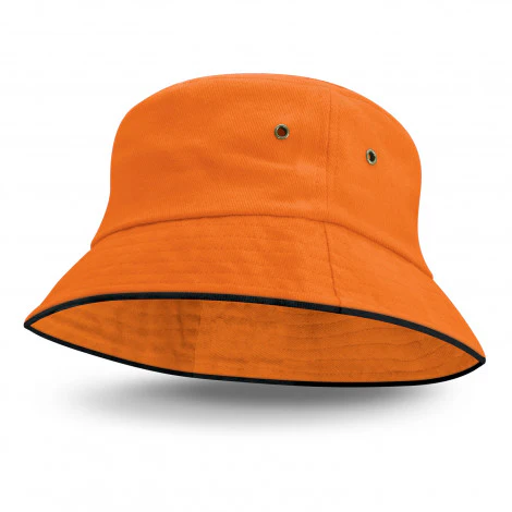 Bondi Bucket Hat - Black Sandwich Trim - Pack of 25 (115493) - Image 5