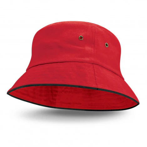 Bondi Bucket Hat - Black Sandwich Trim - Pack of 25 (115493) - Image 6