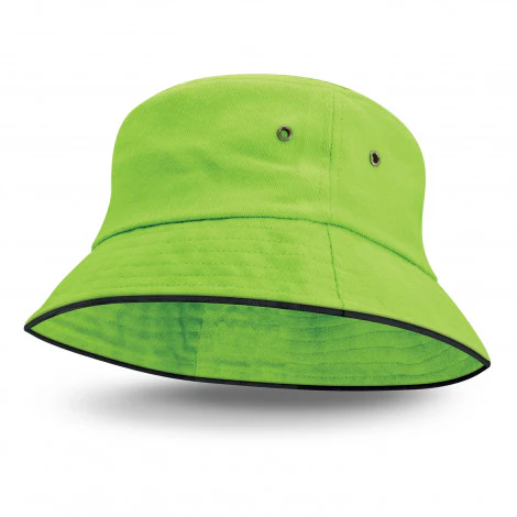 Bondi Bucket Hat - Black Sandwich Trim - Pack of 25 (115493) - Image 7