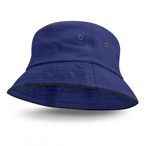 Bondi Bucket Hat - Black Sandwich Trim - Pack of 25 (115493) - Image 8