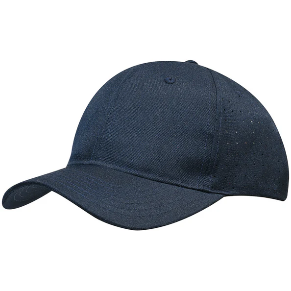 Breathable Poly Twill Cap With Circle Perforations - Pack of 25 (3975) - Image 10