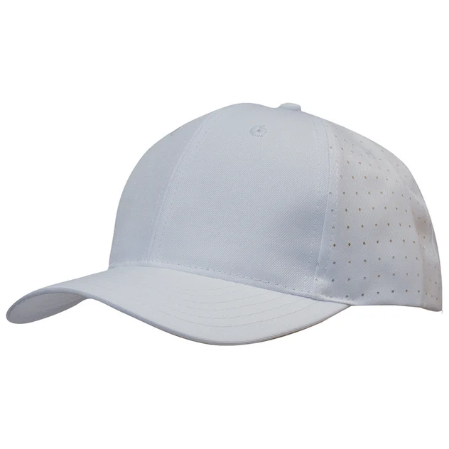 Breathable Poly Twill Cap With Circle Perforations - Pack of 25 (3975) - Image 4