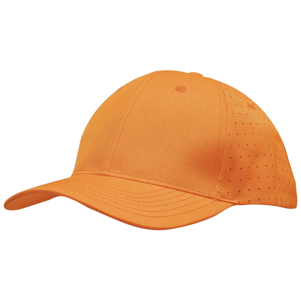Breathable Poly Twill Cap With Circle Perforations - Pack of 25 (3975) - Image 6