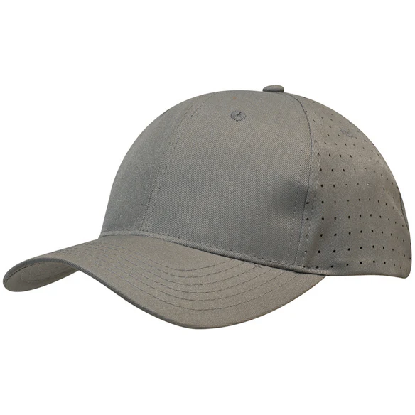Breathable Poly Twill Cap With Circle Perforations - Pack of 25 (3975) - Image 8